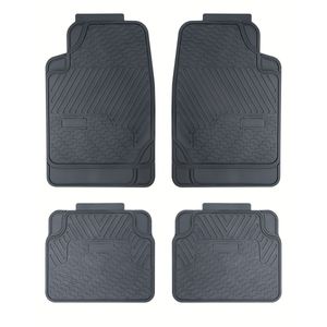 Juego De Alfombras Para Automóviles Modelo Universal De Goma Tramontina 80x56x14 Cm