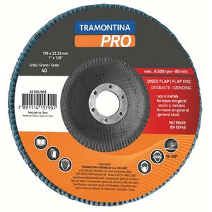 Disco Flap 7" Grano 80 Tramontina Pro