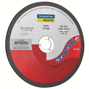 Disco De Corte En Aceros Y Metales Ferrosos En General 7" Tramontina Master