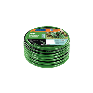 Manguera Superflex Verde 50 M 4 Capas Con Franja Negra De PVC Sin Accesorios Tramontina