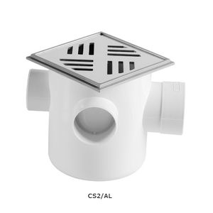 CAJA SIFONADA CS2/AL REJILLA PLASTICA 10X10