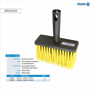 PINCEL RECTO MANGO PLASTICO