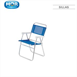 SILLA ALUMINIO MASTER AZUL