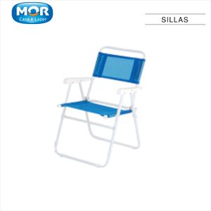 SILLA MASTER ACERO AZUL