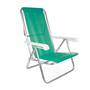 SILLA 8 POSICIONES ALUMINIO SANNET VERDE