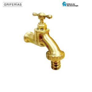 CANILLA CON PICO BRONCE 1/2"