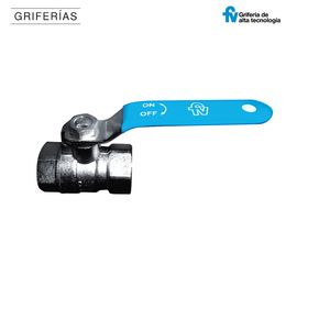 LLAVE PASO CON PALANCA ESFERICA 1/2