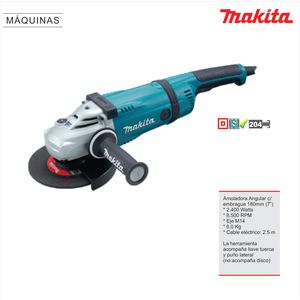 AMOLADORA CON EMBRAGUE 180MM 2400W