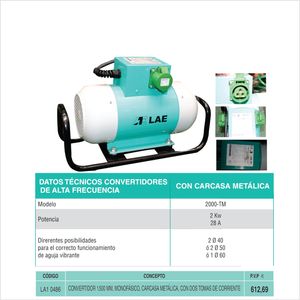 CONVERTIDOR ALTA FRECUENCIA